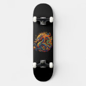 Colorful Dragon Persoonlijk Skateboard (Voorkant)