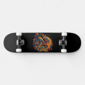 Colorful Dragon Persoonlijk Skateboard (Horizontaal)