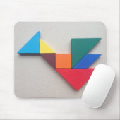 Colorful dragon Tangram Muismat (Met muis)