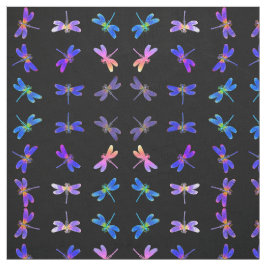 Colorful Dragonflies II Stof