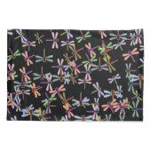 Colorful dragonflies personalized  kussensloop (Achterkant)