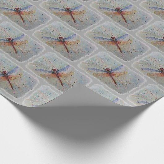 COLORFUL DRAGONFLY CADEAUPAPIER (Hoek)