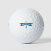 Colorful Dragonfly Golfballen (Voorkant)