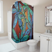 Colorful Dragonfly Lover, Dragonflies Paint Douchegordijn (In situ)