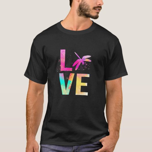 Colorful Dragonfly mama Dragonfly T-shirt (Voorkant)