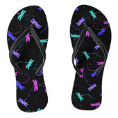 Colorful Dragonfly Pattern-Teenslippers Teenslippers (Voetbed)