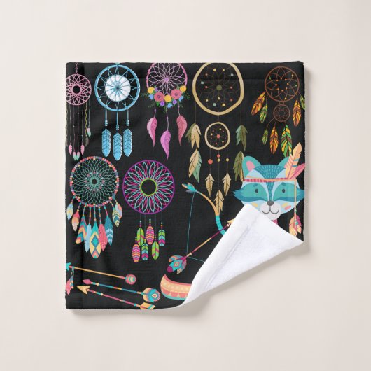 Colorful Dream-Catchers Bad Handdoek (Wasdoekje)