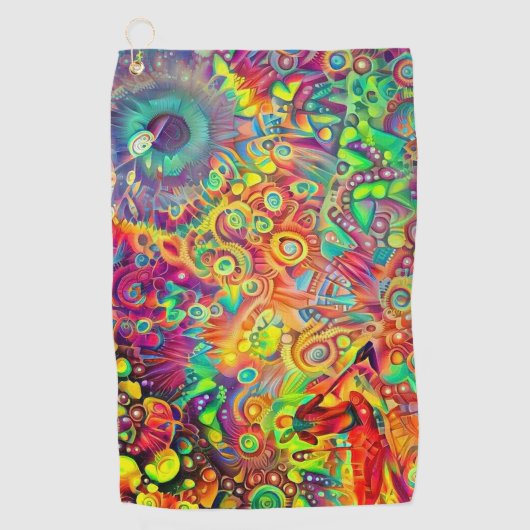 Colorful Dream Golfhanddoek (Voorkant)