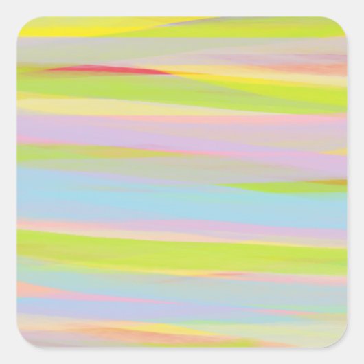 Colorful Dream Vierkante Sticker (Voorkant)