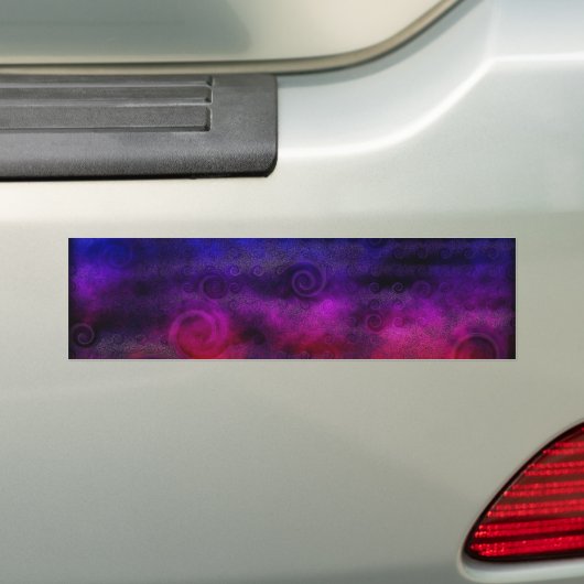 Colorful Dreamweaver Abstract Bumpersticker (Op auto)