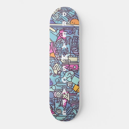 Colorful Dreamweaver Adventure-skateboard Persoonlijk Skateboard (Voorkant)