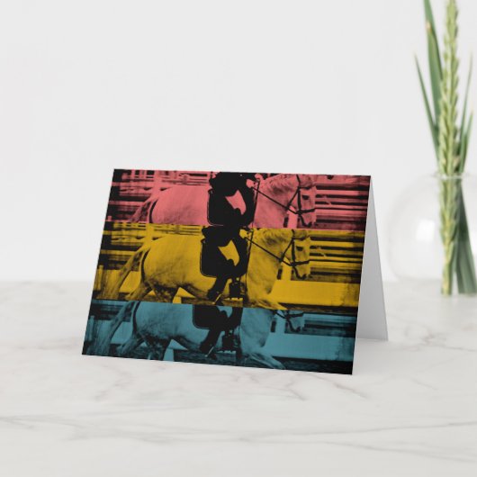Colorful Dressage Kaart (Voorkant)