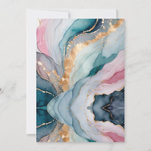 Colorful Drinks and Bottles Retirement Party Kaart (Achterkant)