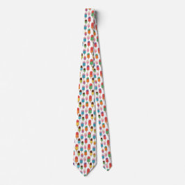 Colorful Dripping Popsicle Pattern Stropdas