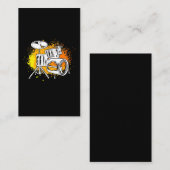 Colorful Drum Set Band Music Drummer Visitekaartje (Voorkant / Achterkant)