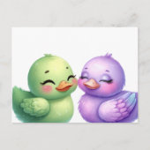 Colorful Ducklings Briefkaart (Voorkant)