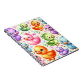 Colorful Ducklings Notitieboek (Rechterzijde)