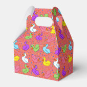 Colorful Ducks Favor Box Bedankdoosjes (Achterkant)