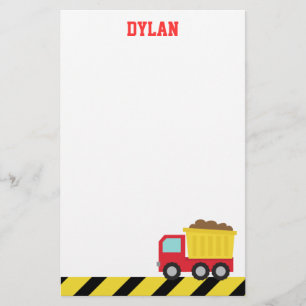 Colorful Dump Truck, Construction Vehicle for Boy Briefpapier