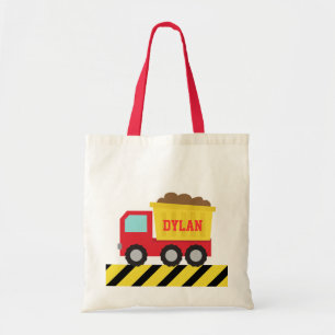 Colorful Dump Truck, Construction Vehicle for Boy Tote Bag