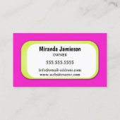 Colorful Dusting Maid Professional Cleaning Visitekaartje (Achterkant)