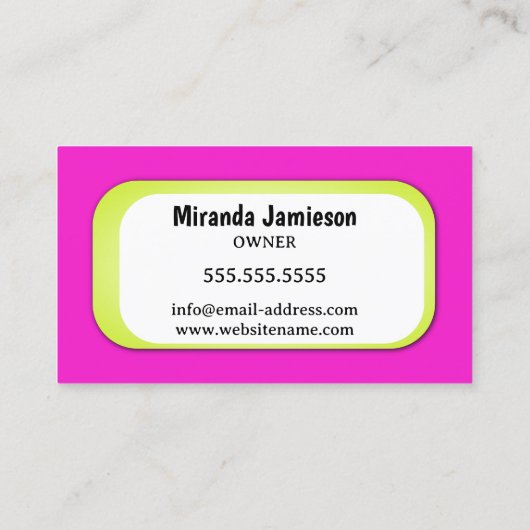 Colorful Dusting Maid Professional Cleaning Visitekaartje (Achterkant)