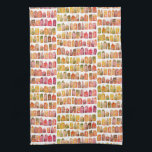 Colorful Dutch Houses Amsterdam Pattern Red Yellow Theedoek<br><div class="desc">Decoreer je keuken met deze coole handdoek. Het maakt een geweldige huisopwarming of een cadeau ter gelegenheid van de verjaardag! U kunt het aanpassen en tekst ook toevoegen. Bekijk mijn winkel voor nog veel meer kleuren en patronen,  plus bijpassende keukenspullen!</div>