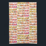 Colorful Dutch Houses Amsterdam Pattern Red Yellow Theedoek<br><div class="desc">Decoreer je keuken met deze coole handdoek. Het maakt een geweldige huisopwarming of een cadeau ter gelegenheid van de verjaardag! U kunt het aanpassen en tekst ook toevoegen. Bekijk mijn winkel voor nog veel meer kleuren en patronen,  plus bijpassende keukenspullen!</div>