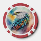Colorful Eagle Poker Chips (Achterkant)