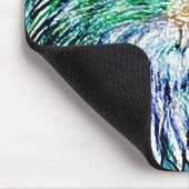 Colorful Eagle Sketch Muismat (Hoek)