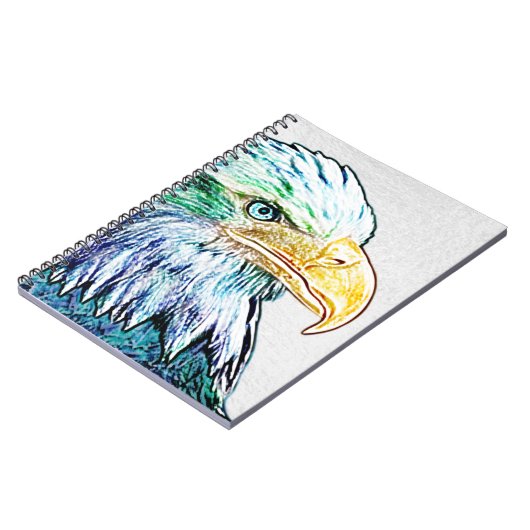Colorful Eagle Sketch Notitieboek (Linkerzijde)