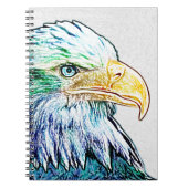 Colorful Eagle Sketch Notitieboek (Voorkant)