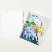 Colorful Eagle Sketch Planner (Display)