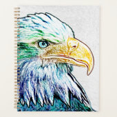 Colorful Eagle Sketch Planner (Voorkant)