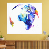 Colorful Earth  Canvas Afdruk (Insitu (Woonkamer))