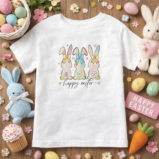 Colorful Easter Bunnies Kinder Shirts