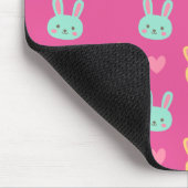 Colorful Easter Bunnies Pattern | Mousepad Muismat (Hoek)