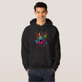 Colorful Easter Bunny Did You Dye Hoodie (Voorkant volledig)
