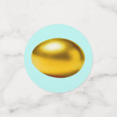 Colorful Easter Eggs, Chick en Paasbunny Confetti (Kleine voorkant)