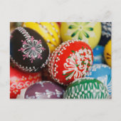 Colorful Easter Eggs, Happy Easter, Holiday Feestdagenkaart (Voorkant)