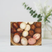 Colorful Easter Eggs, Happy Easter, Holiday Feestdagenkaart (Staand voorkant)