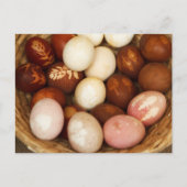 Colorful Easter Eggs, Happy Easter, Holiday Feestdagenkaart (Voorkant)