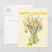Colorful Easter Eggs Holiday Briefkaart (Voorkant / Achterkant)