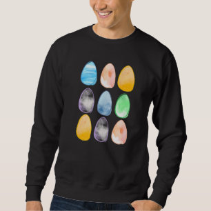 Colorful Easter Eggs Hunting Season Happy Easter D Trui