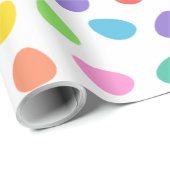 Colorful Easter Eggs Pattern Cadeaupapier (Rol Hoek)