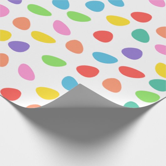 Colorful Easter Eggs Pattern Cadeaupapier (Hoek)