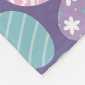 Colorful Easter Eggs Pattern Fleece Deken (Hoek)