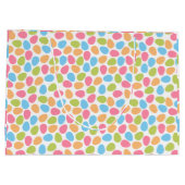 Colorful Easter Eggs Pattern Groot Cadeauzakje (Achterkant)