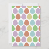 Colorful Easter Eggs Pattern Kaart (Achterkant)