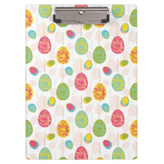 Colorful Easter Eggs Pattern Klembord (Voorkant)